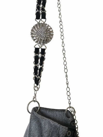 Pvc long glove diamond heart handle hand bag-phlegm-APOC STORE