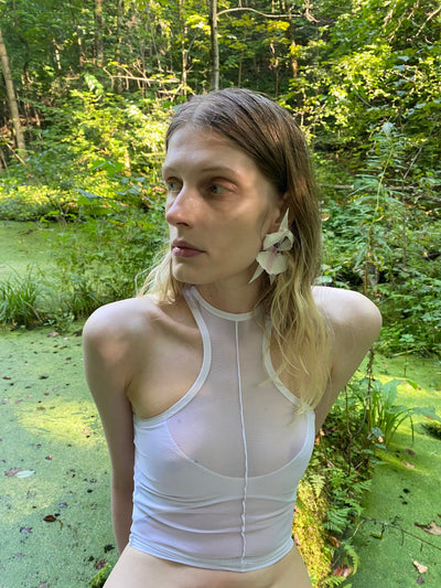 Ballerina Orchid Earrings-Baggira-APOC STORE