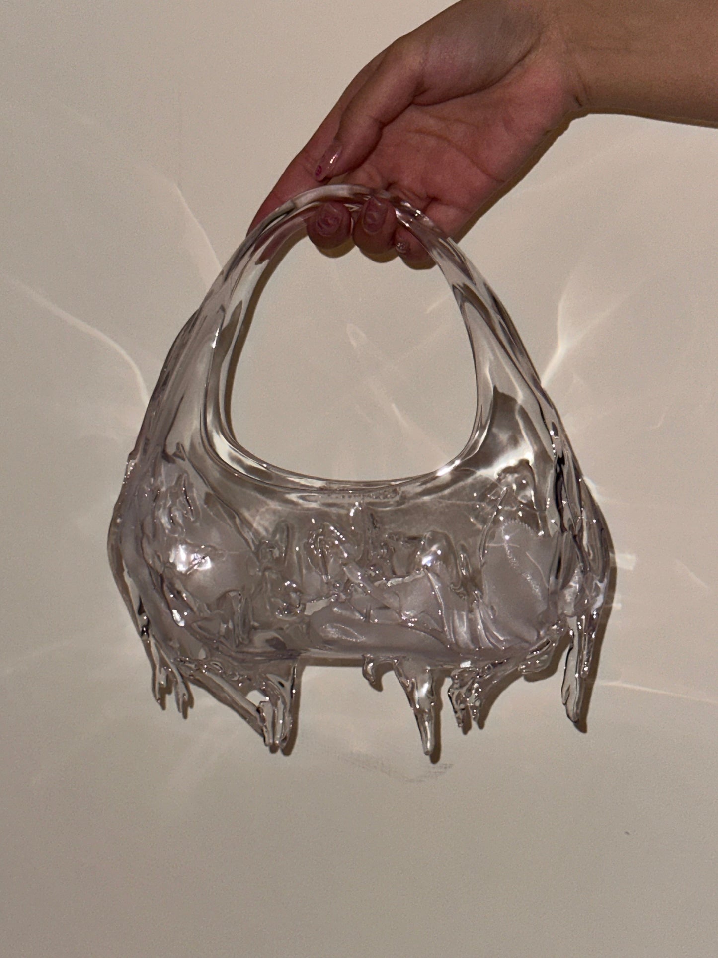 Transparent Slim Shoulder Bag-GNASTIY-APOC STORE