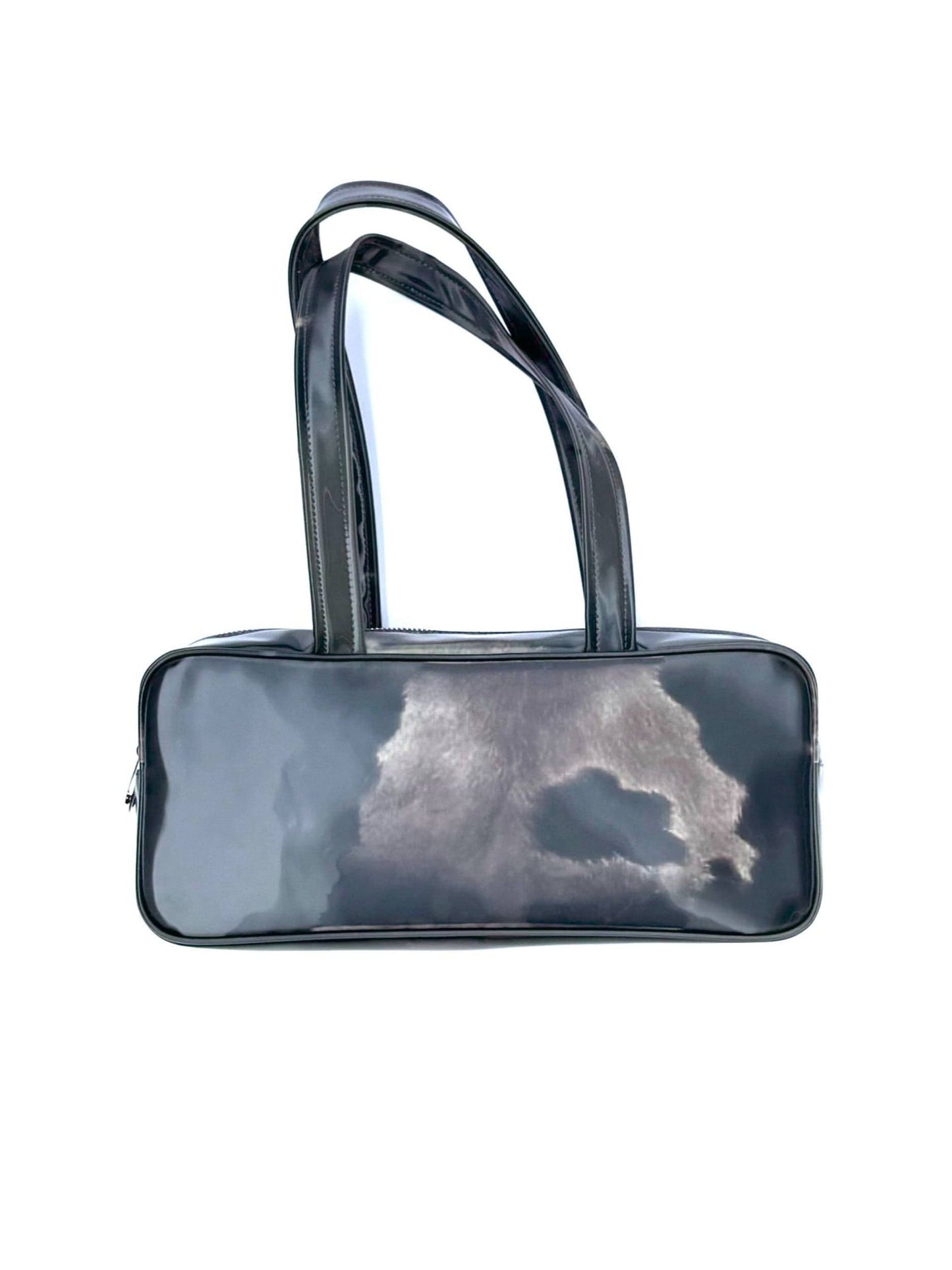 Baguette Handbag Lenticular Gray Cow-Leeann Huang-APOC STORE