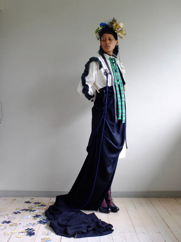 Nocturnal dress-Polyhedron-APOC STORE