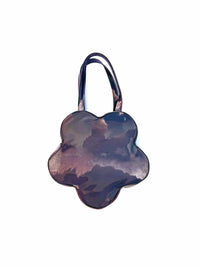 Mega Flower Zip Tote Lenticular Gray Cow-Leeann Huang-APOC STORE