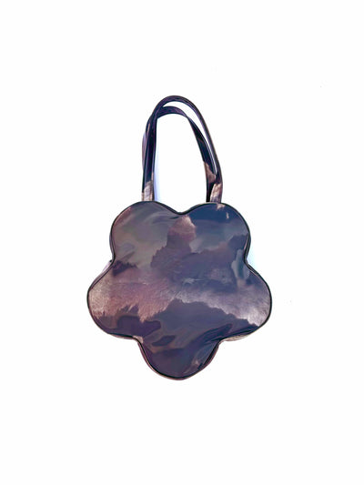 Mega Flower Zip Tote Lenticular Gray Cow-Leeann Huang-APOC STORE