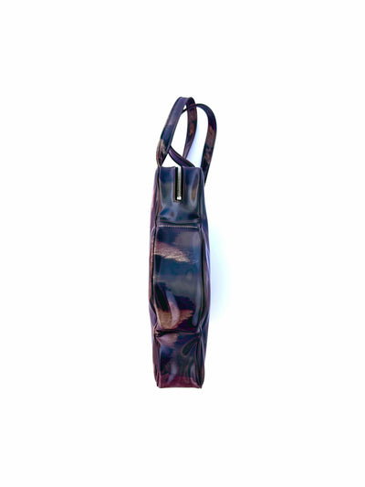 Mega Flower Zip Tote Lenticular Gray Cow-Leeann Huang-APOC STORE