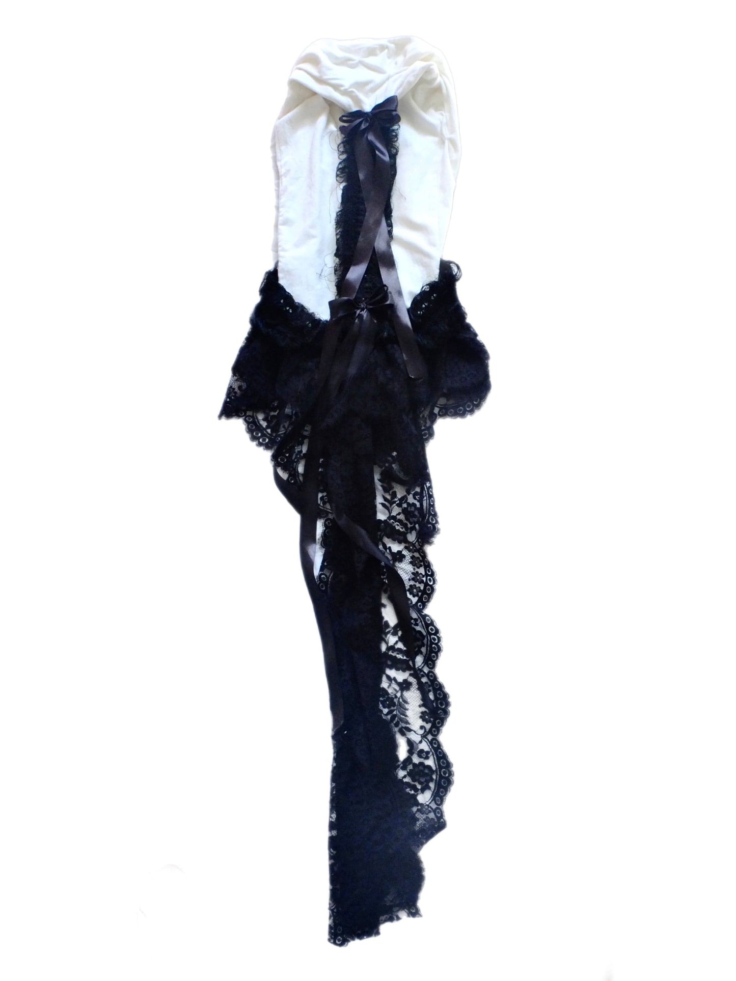 Lace back tuxedo vest-Polyhedron-APOC STORE