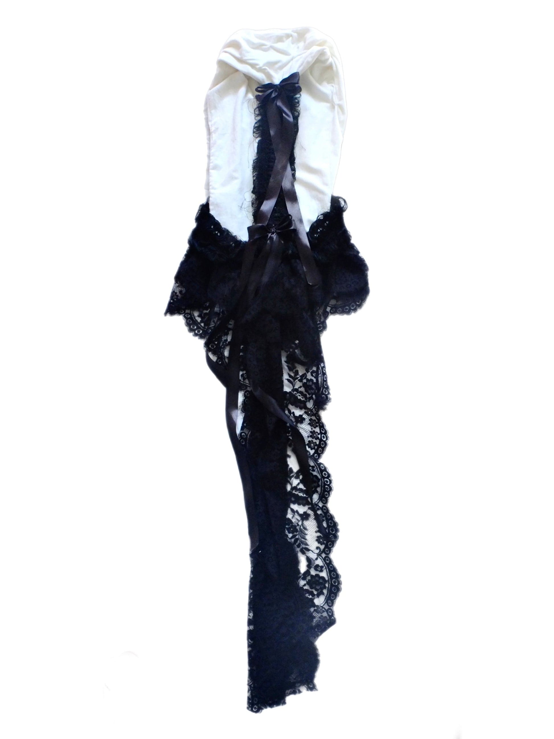 Lace back tuxedo vest-Polyhedron-APOC STORE