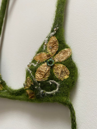 Green Silk Bikini-GRACE GUI-APOC STORE