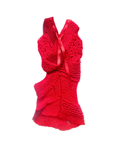 Twisted knit dress-Polyhedron-APOC STORE