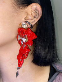 V me11 earring-VACSOM-APOC STORE