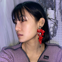 V me11 earring-VACSOM-APOC STORE