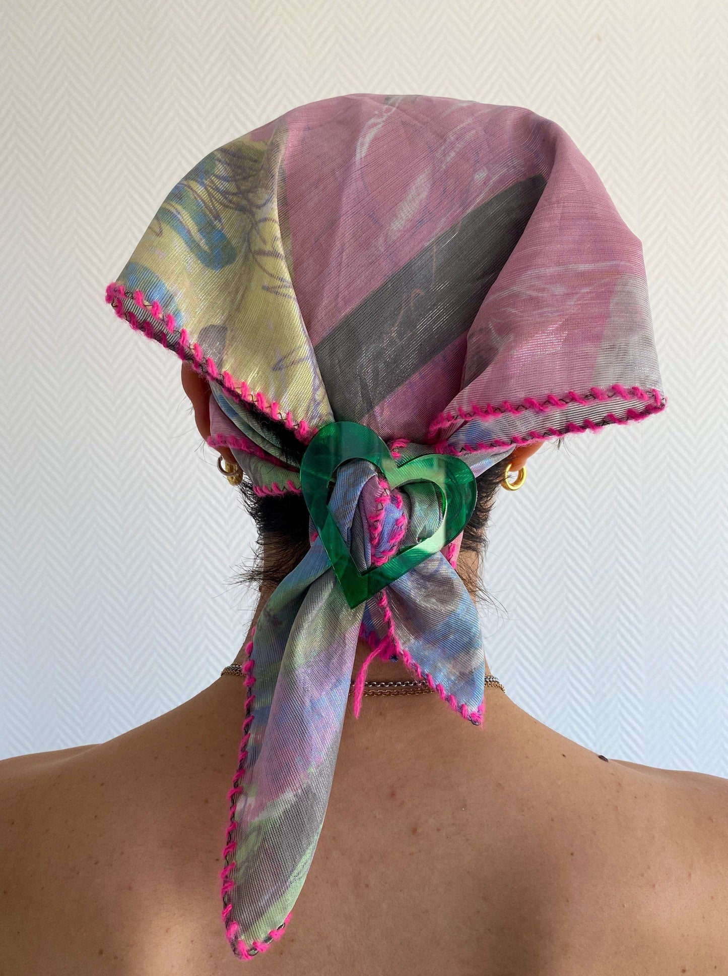 TATI scarf silk/lurex mix-TATi-APOC STORE