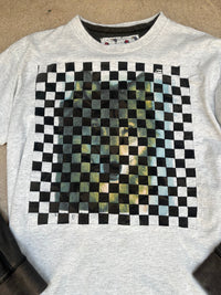 Woven T-shirt (wolf print)-Hannah Creak-APOC STORE