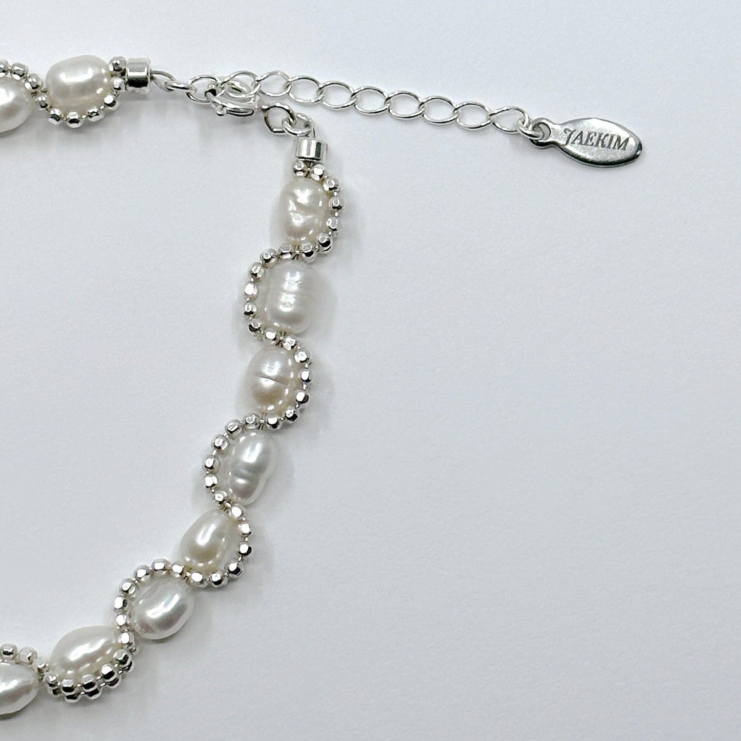 Pearl & Chain bracelet-Jaekim-APOC STORE