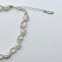 Pearl & Chain bracelet-Jaekim-APOC STORE