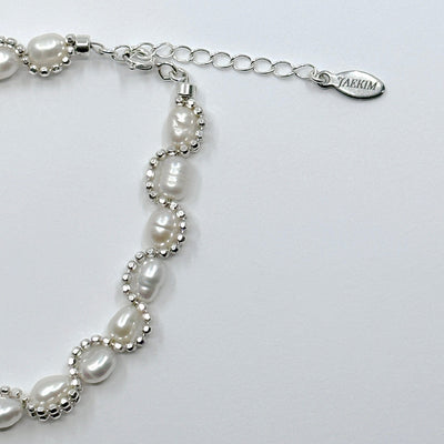 Pearl & Chain bracelet-Jaekim-APOC STORE
