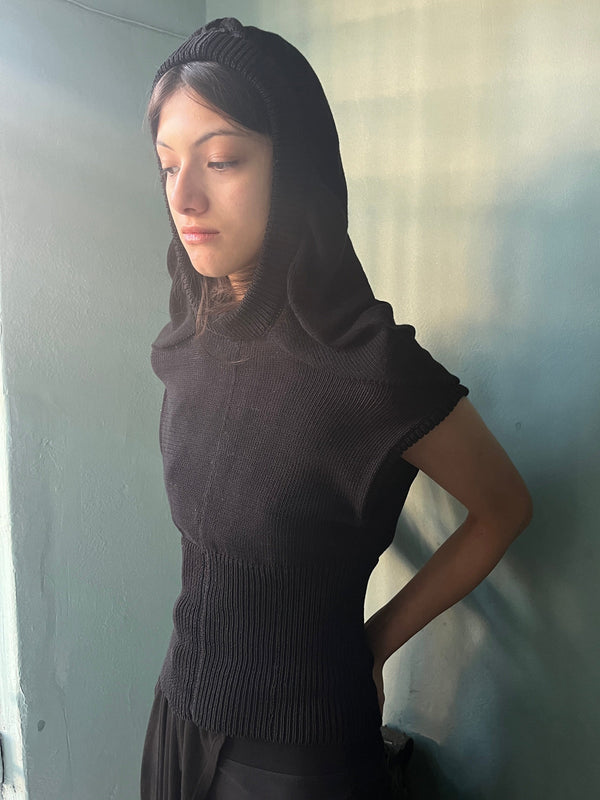 Triangle Hood Vest-Krystal Paniagua-APOC STORE