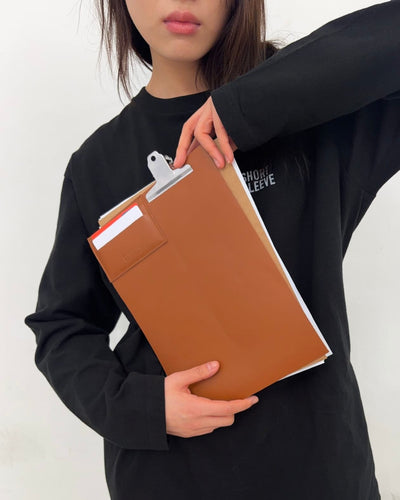 A4 Wallet (Brown)-EGNARTS-APOC STORE