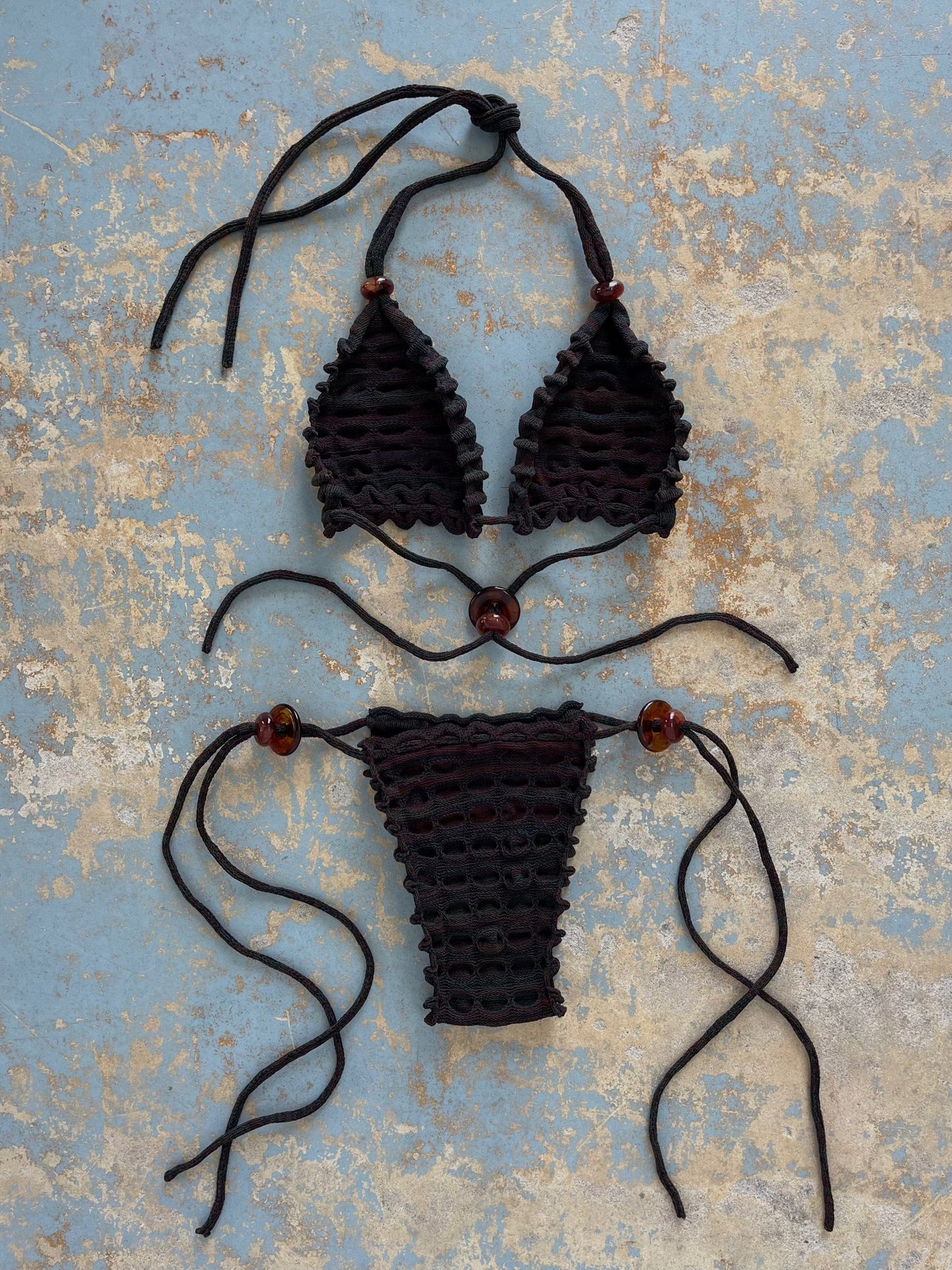 Deparel Black Knitkini-deparel-APOC STORE