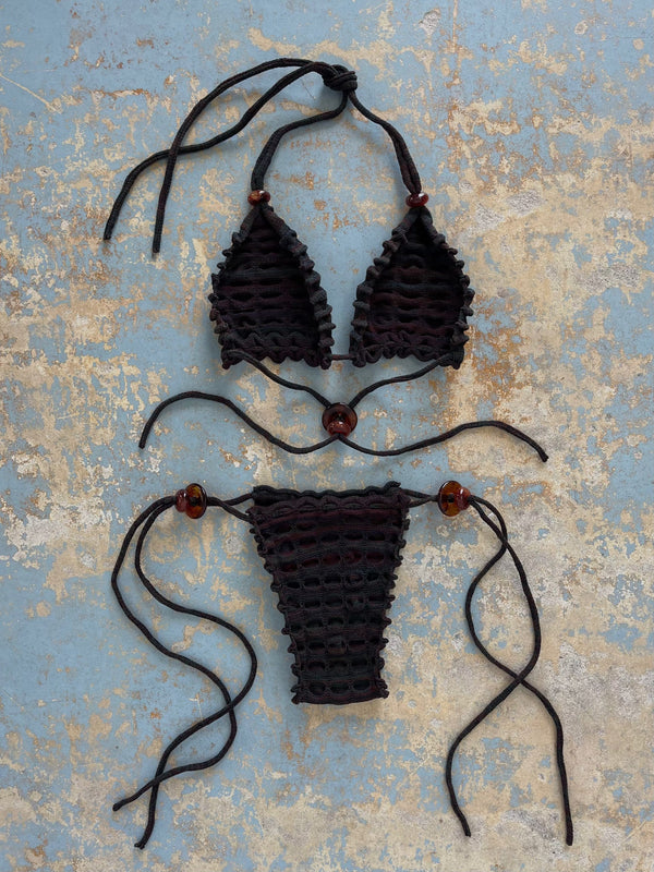 Deparel Black Knitkini-deparel-APOC STORE
