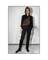 Brown Smocking Bag-Nensi Avetisian-APOC STORE