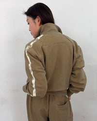 Painted Track Zip-up (Beige)-EGNARTS-APOC STORE
