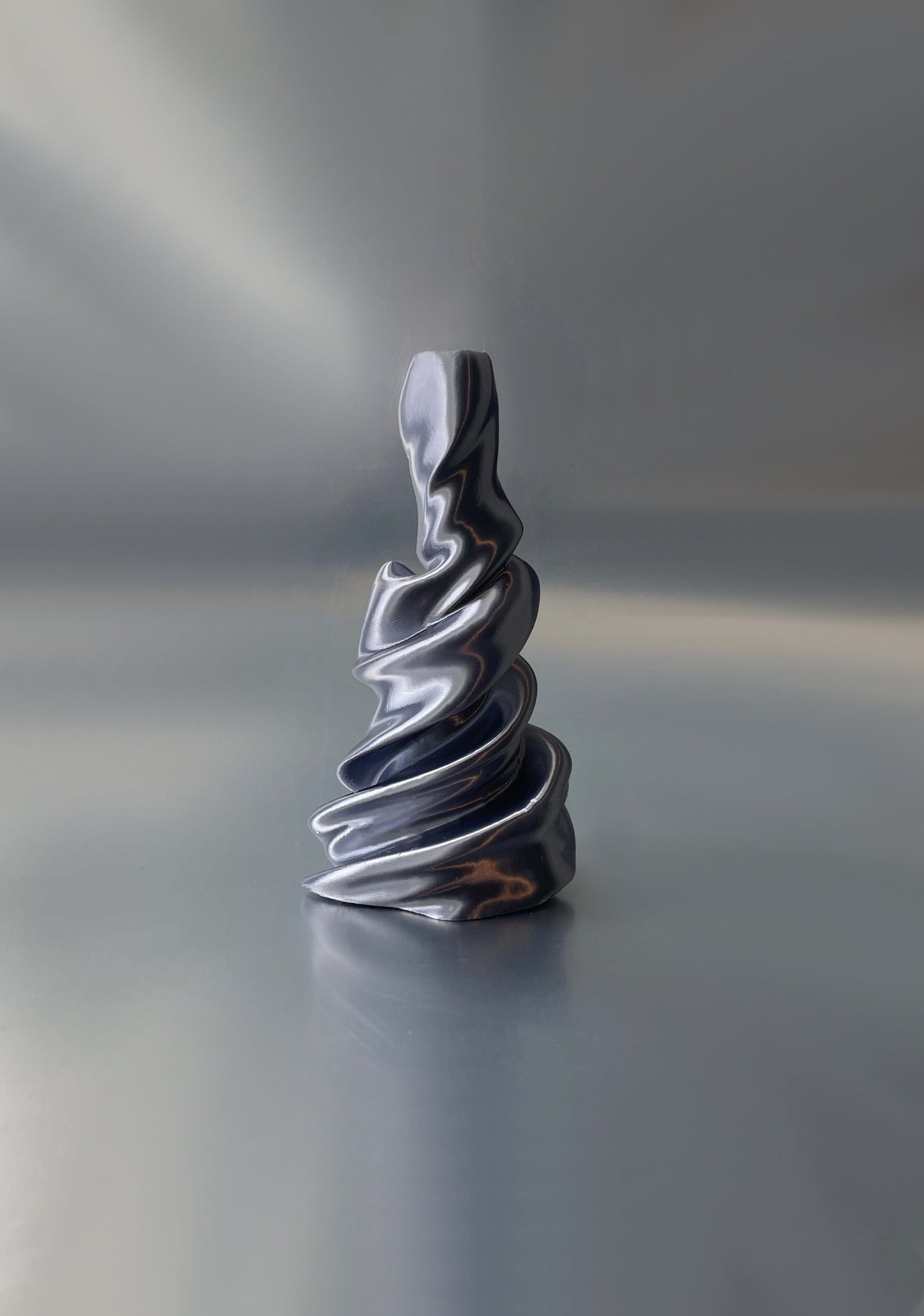 Sway-sway candleholder Silver Grey-Solène Bonnet-APOC STORE