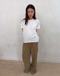 Painted Track Pants (Beige)-EGNARTS-APOC STORE