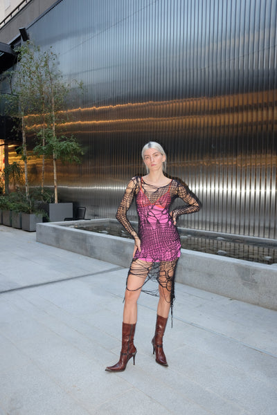 Holey Dress in Black-V4K-APOC STORE