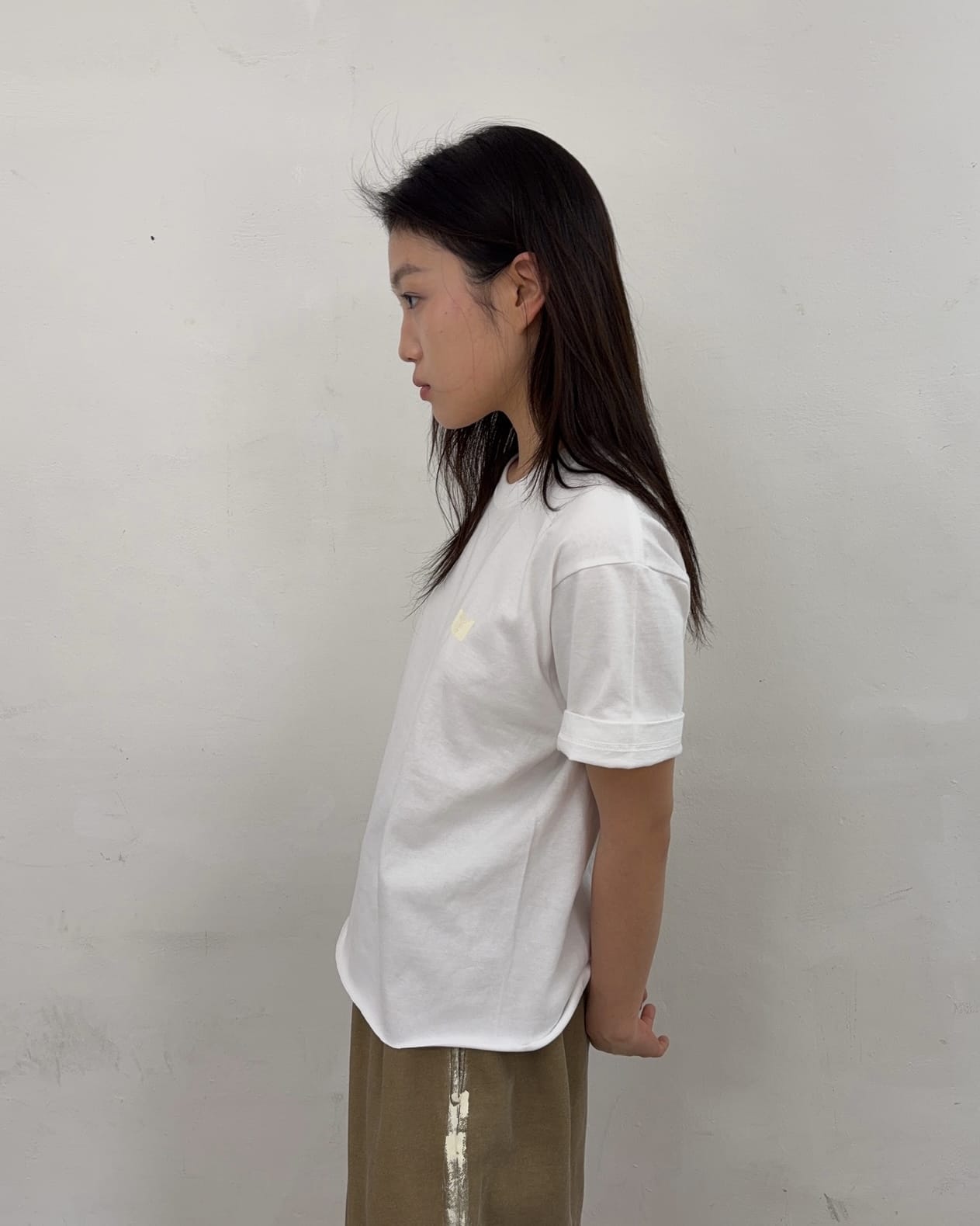 Cut off T-shirts (White)-EGNARTS-APOC STORE