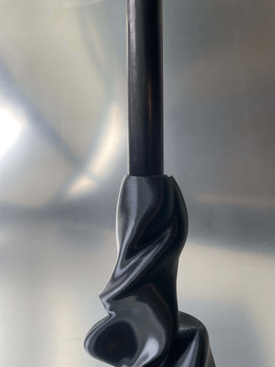 Sway-sway candleholder intense black-Solène Bonnet-APOC STORE