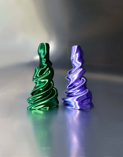 Sway-sway candleholder emerald-Solène Bonnet-APOC STORE