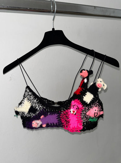 knitted dolls bralette-Lou de Bètoly-APOC STORE