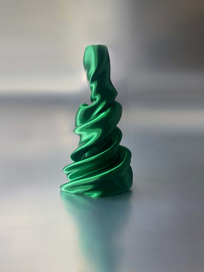 Sway-sway candleholder emerald-Solène Bonnet-APOC STORE