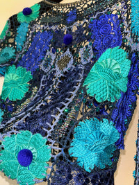 crocheted lace long sleeves-Lou de Bètoly-APOC STORE