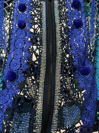 crocheted lace long sleeves-Lou de Bètoly-APOC STORE