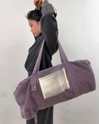 Painted Boston Bag (Purple)-EGNARTS-APOC STORE
