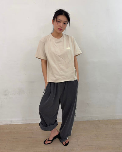 Cut off T-shirts (Natural)-EGNARTS-APOC STORE