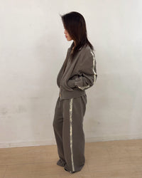 Painted Track Pants (Gray)-EGNARTS-APOC STORE