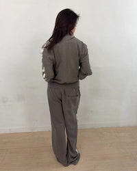 Painted Track Pants (Gray)-EGNARTS-APOC STORE