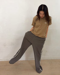 Cut off T-shirts (Beige)-EGNARTS-APOC STORE