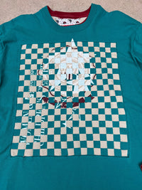 Woven Blue T-shirt (Star print)-Hannah Creak-APOC STORE