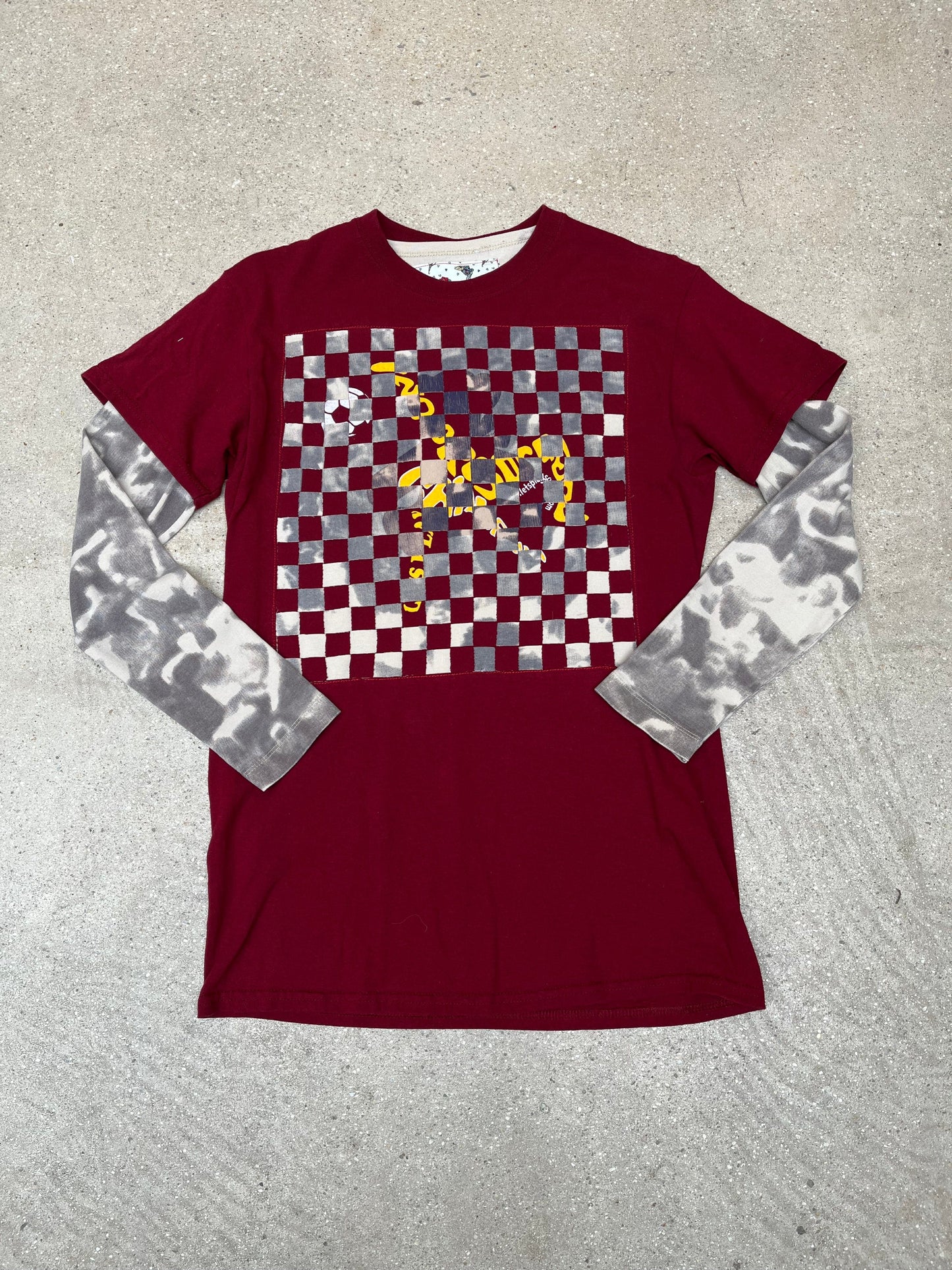 Woven T-shirt (Star print)-Hannah Creak-APOC STORE