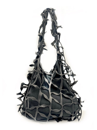 Reverse centipede bag black-Greco-APOC STORE