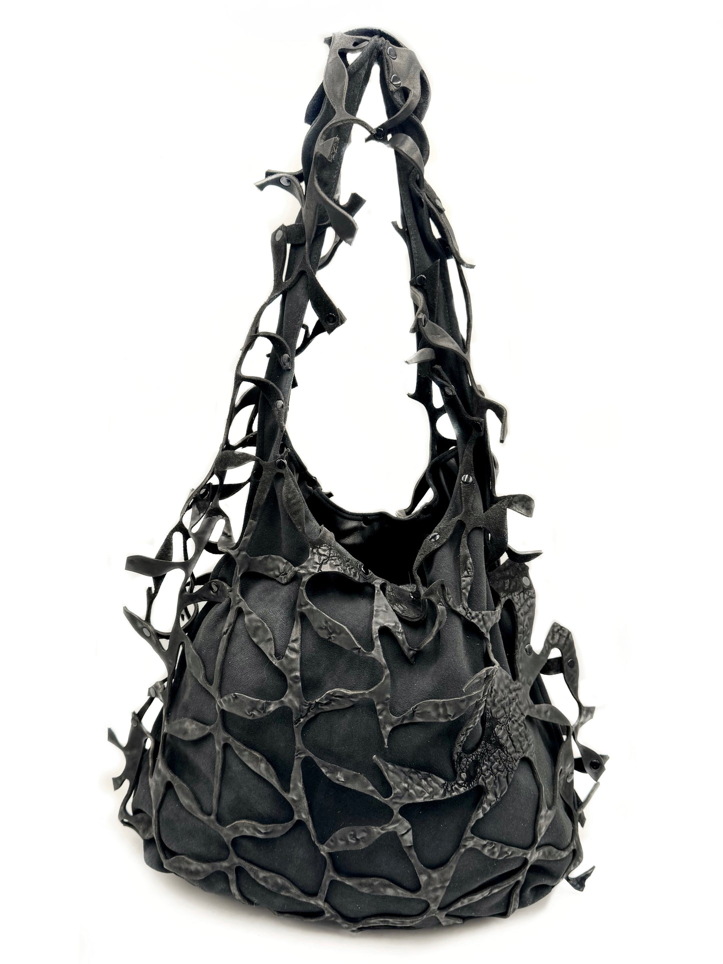 Reverse centipede bag black-Greco-APOC STORE