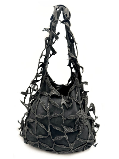 Reverse centipede bag black-Greco-APOC STORE