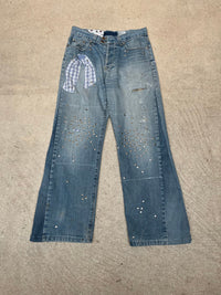 Studded Denim jeans #3-Hannah Creak-APOC STORE