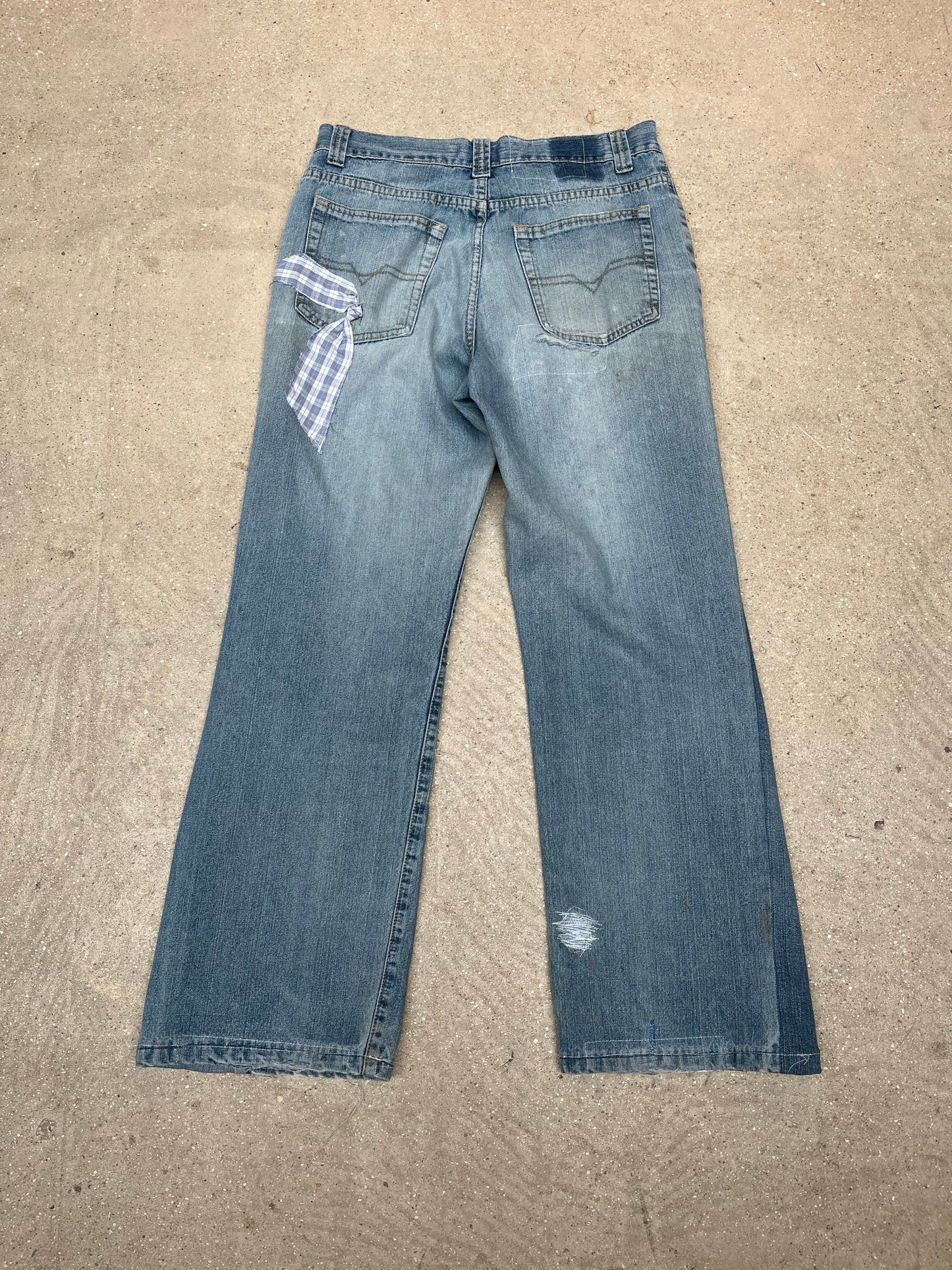 Studded Denim jeans #3-Hannah Creak-APOC STORE