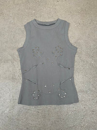 Orchid Vest Light Grey-Hannah Creak-APOC STORE