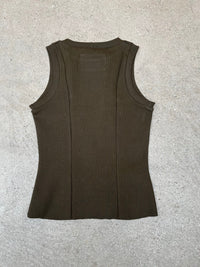 Orchid Vest Khaki-Hannah Creak-APOC STORE