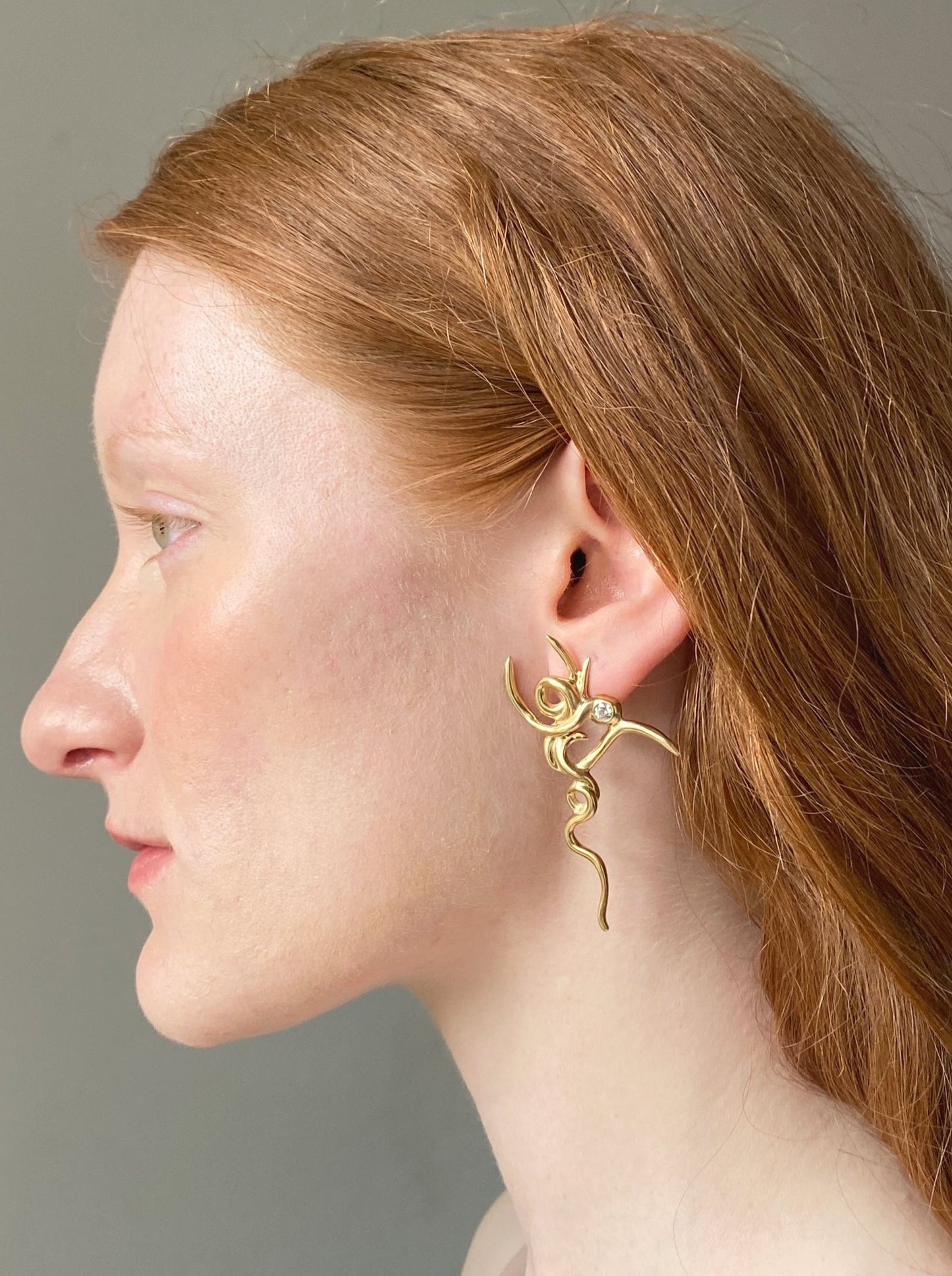 Gold Corliu Earring-Rosie Grace Ward-APOC STORE